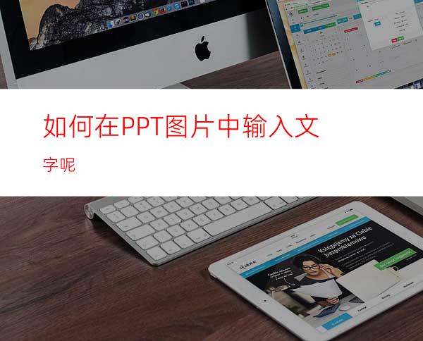 如何在PPT图片中输入文字呢