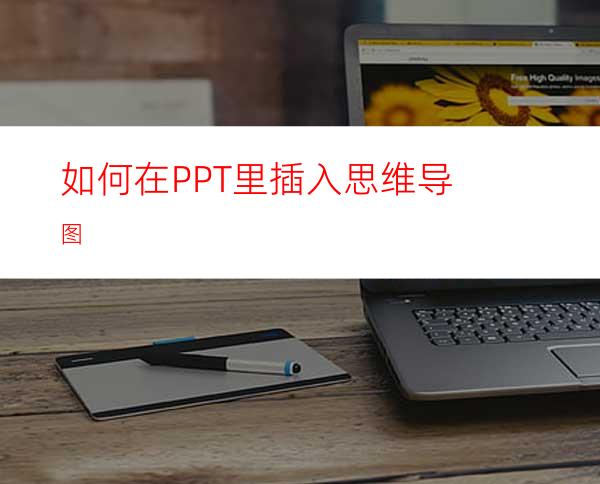 如何在PPT里插入思维导图