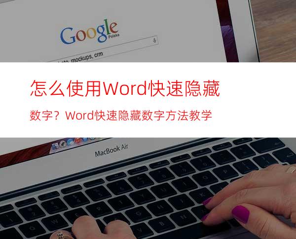 怎么使用Word快速隐藏数字？Word快速隐藏数字方法教学