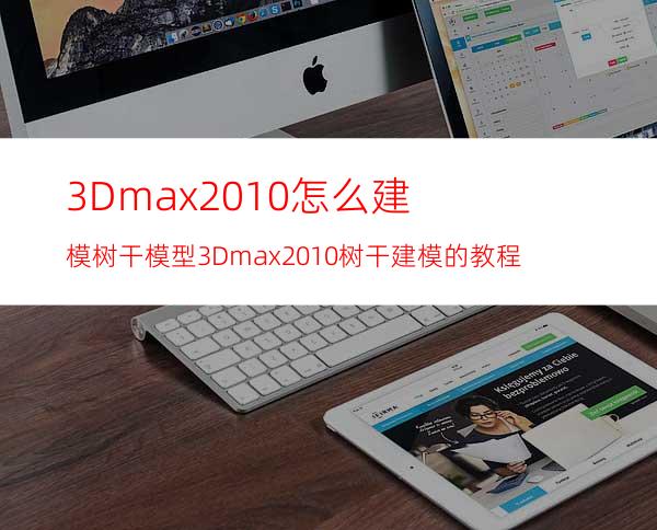 3Dmax2010怎么建模树干模型? 3Dmax2010树干建模的教程