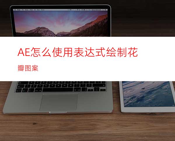 AE怎么使用表达式绘制花瓣图案