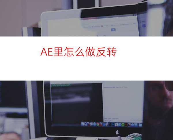 AE里怎么做反转