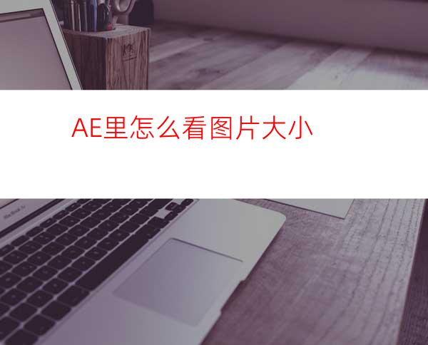 AE里怎么看图片大小