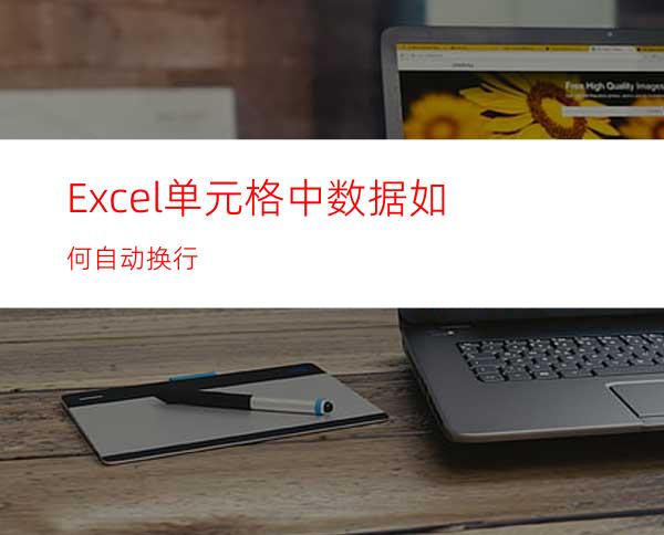 Excel单元格中数据如何自动换行?