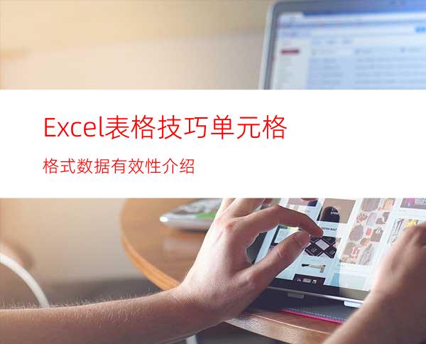 Excel表格技巧单元格格式数据有效性介绍