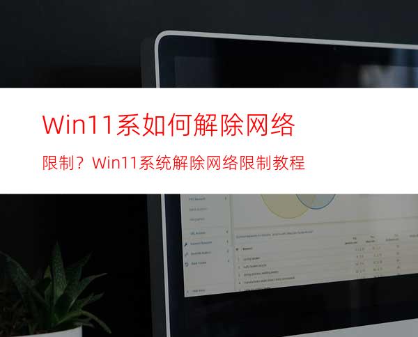 Win11系如何解除网络限制？Win11系统解除网络限制教程