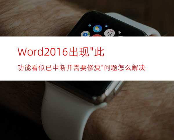 Word2016出现