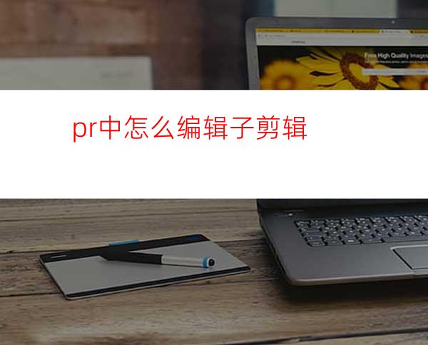 pr中怎么编辑子剪辑