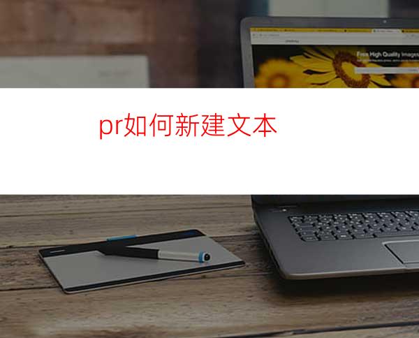 pr如何新建文本