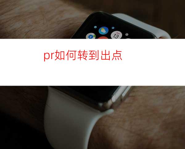 pr如何转到出点