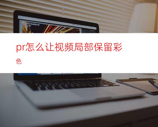 pr怎么让视频局部保留彩色