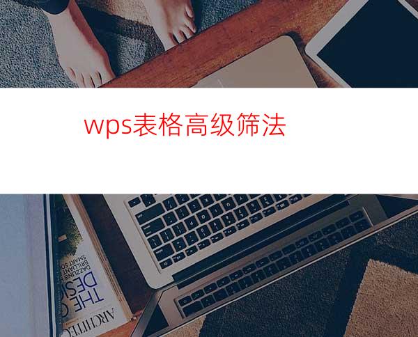 wps表格高级筛法